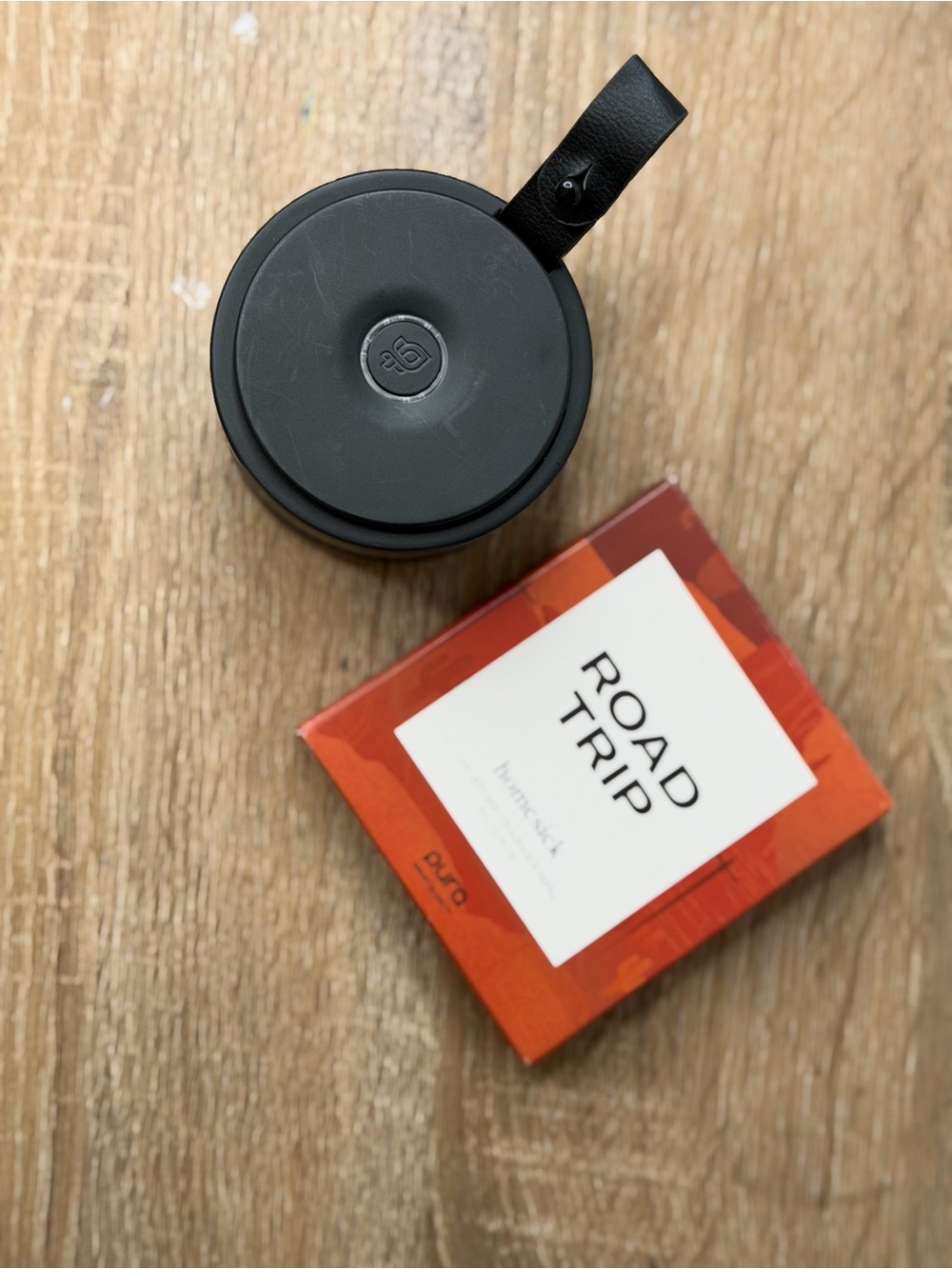 Pura car diffuser and road trip scent by homesick